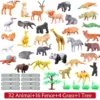 2f22bfa3d000ab9a10b3853d94ec9e85.webp 54Pcs Mini Jungle Animal Toys Set