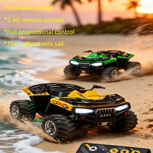 Mini RC Six-Wheel Beach Motorcycle
