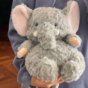 Gray Elephant Plush Toy